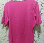 Fuchsia blouse, soft elastic fabric