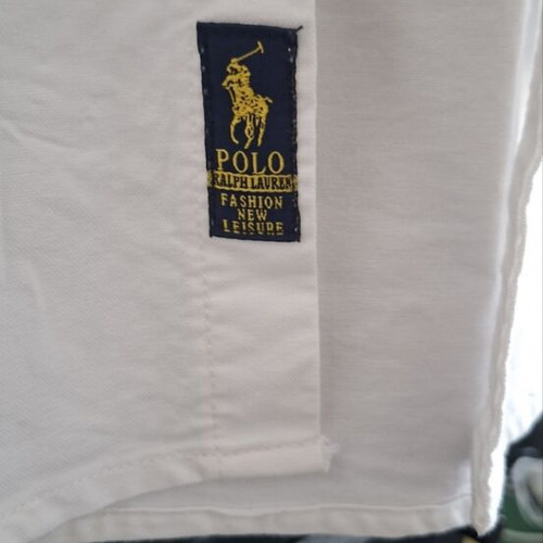 Ralph Lauren short sleeve shirt, white, size L