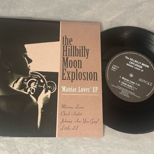 The Hillbilly Moon Explosion Maniac Lover Vinyl 7” EP like new