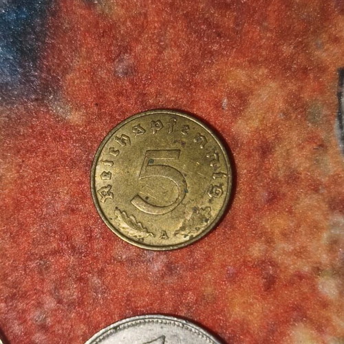 German coin collection used, 8 different coins
