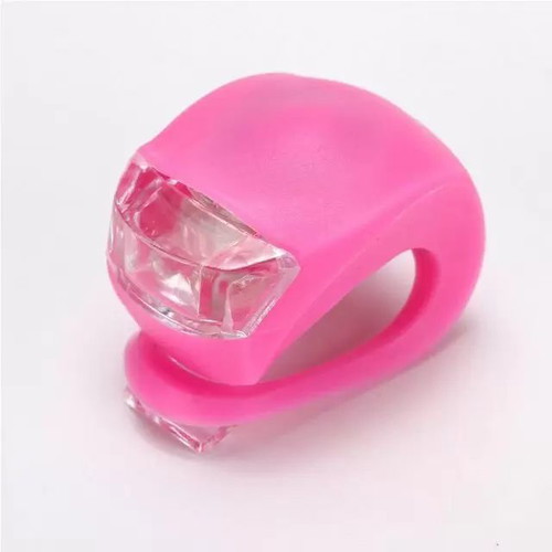 Bicycle light frog with 2 LED pink new