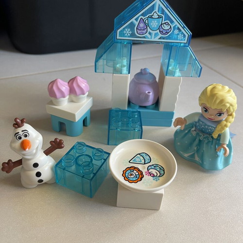 Lego Duplo Frozen set used with Olaf nose wear, all pieces no box