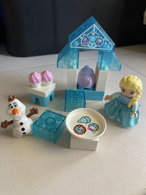 Lego Duplo Frozen set used with Olaf nose wear, all pieces no box
