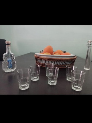 Shot glasses like new, set of 6 pieces