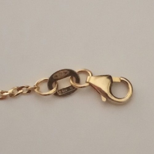 Gold K14 (585) chain necklace, 50 cm, 2.2 g