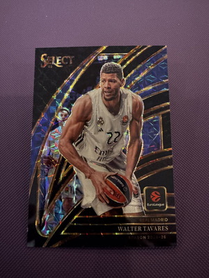 2025/26 Panini Select Euroleague Walter Tavares Black Courtside карта като нова