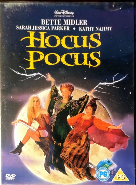 DVD HOCUS POCUS COMEDY/FANTASY MOVIE WITH BETTE MIDLER AND SARRAH JESSICA PARKER