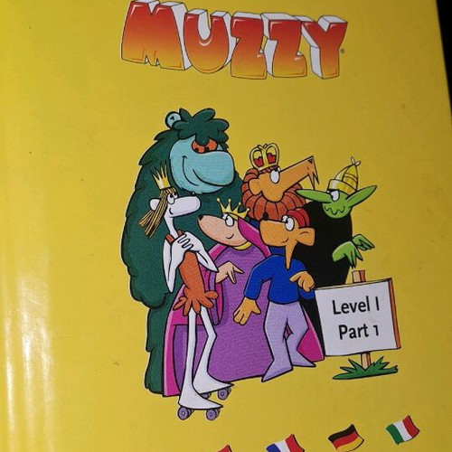 Muzzy BBC language learning book used