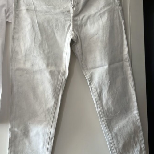 H&M pants size S new with gift t-shirt white turquoise