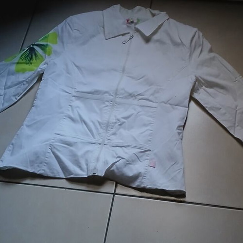 Sam 0 13 summer jacket like new, white and green