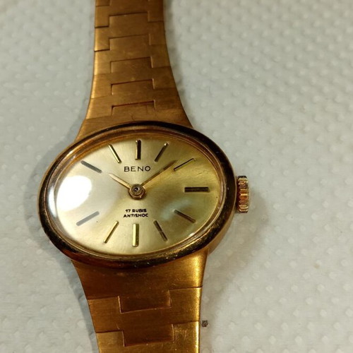 Beno Women's Wristwatch 17 Rubis Antismoc 1960-1970 Manual New