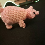 Handmade small piglet like new