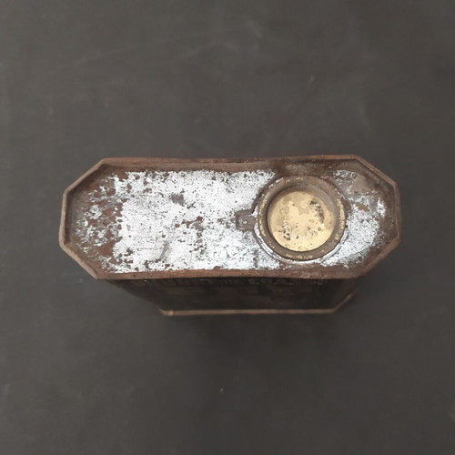 FFF hunting gunpowder tin box, Greek company EPK, 1930s