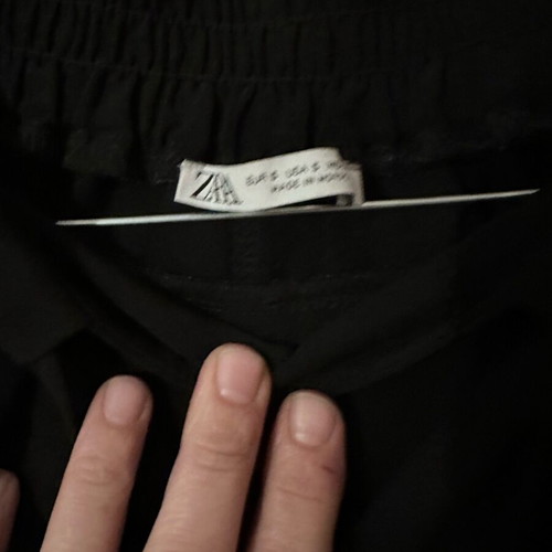 Zara women's pants black like new, size S
