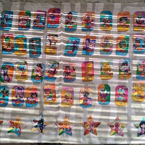 Brawl Stars metal caps pack of 103, like new