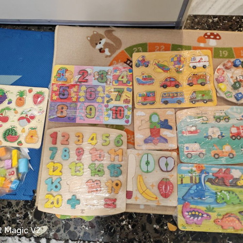 Wooden educational toys for toddlers