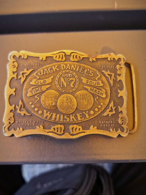 Αγκράφα ζώνης Jack Daniel's Old No:7 vintage σαν καινούργια