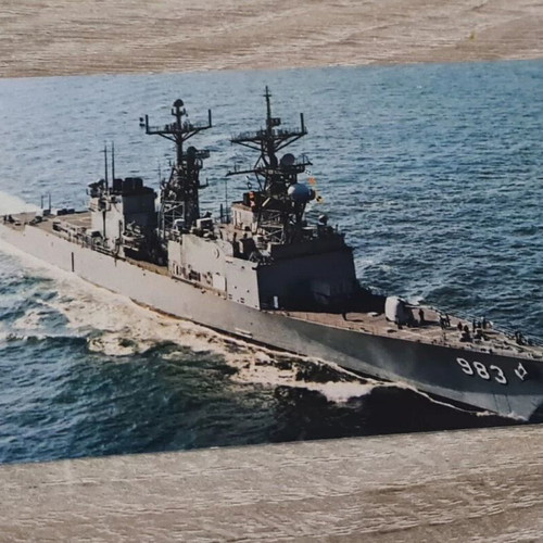 U.S.S John Rodgers (DD-983) postcard like new
