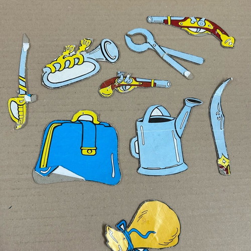 Popeye accessory set with Karagiozis insert used
