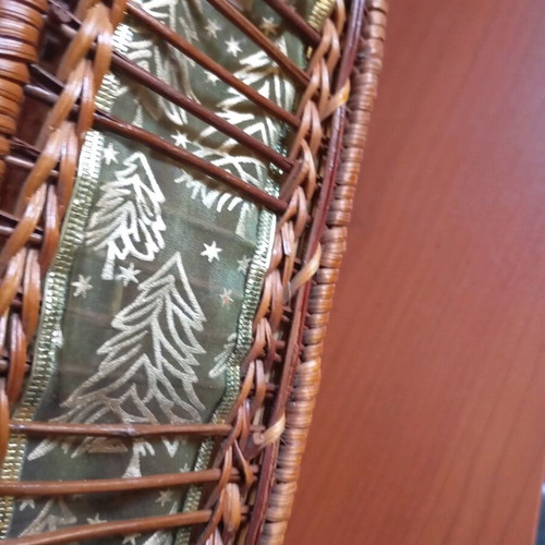 Vintage basket used, beautiful and practical
