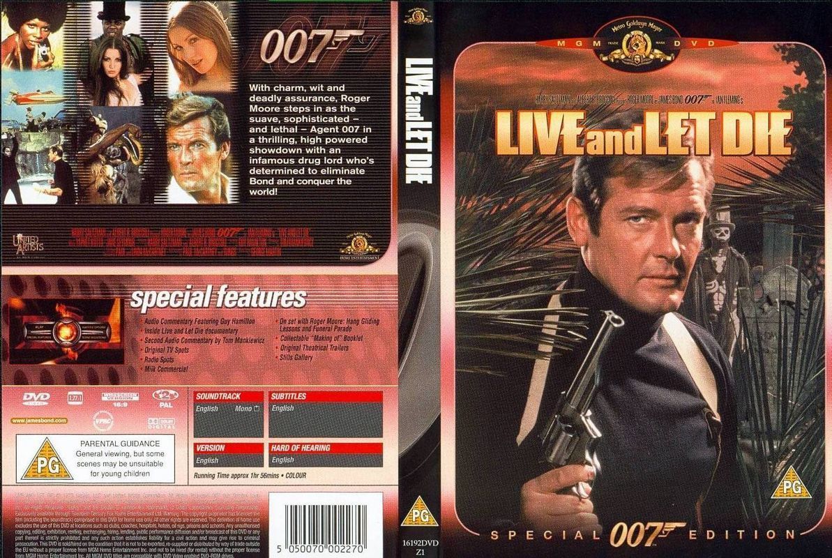 James Bond 007 Live and Let Die DVD used… - € 3,00 - Vendora.cy
