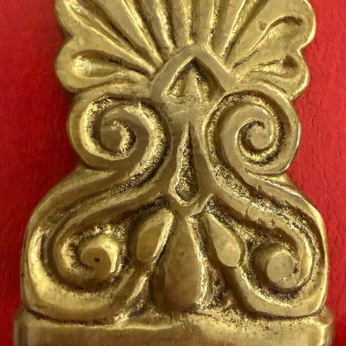 Bronze Antefix with Anthemion like new