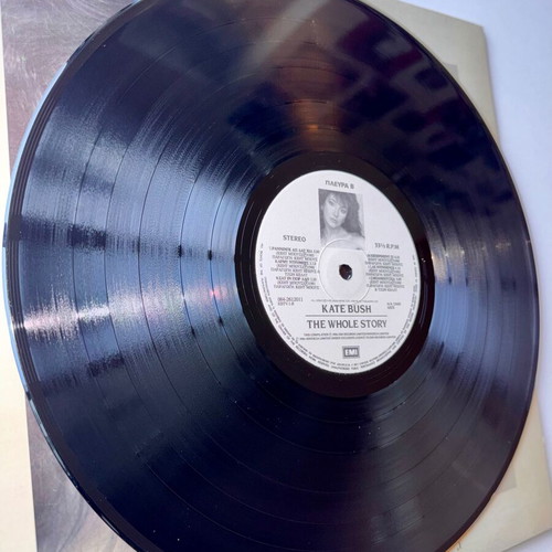 Kate Bush The Whole Story LP used, 1986 Greek edition, gatefold