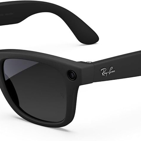 Ray-Ban Meta Wayfarer Standard Smart Glasses Polarized Gradient Graphite Matte Black new