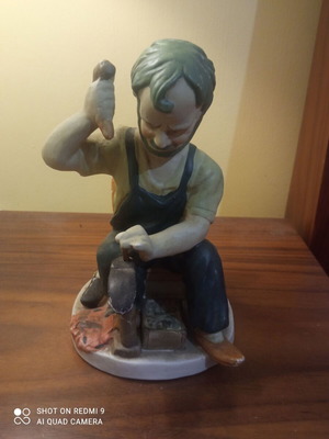 Decorative blacksmith figure used with nice coloring