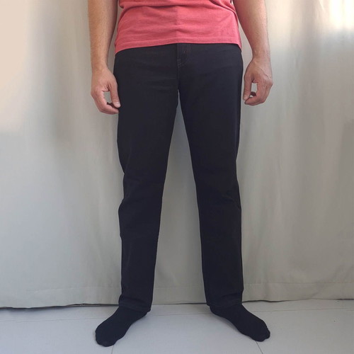 Levi's Orange Tab 615 Slim Tapered Black Jeans like new W33 L32