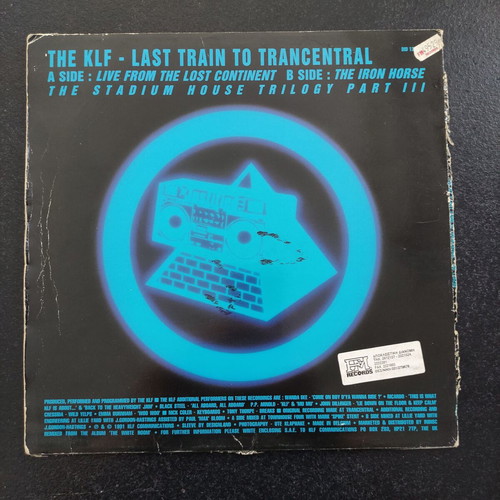 The KLF Last Train To Trancentral Vinyl 12'' maxi single used
