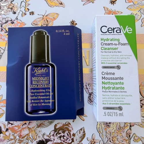 Mini skincare set Kiehl’s 4ml & CeraVe 15ml new