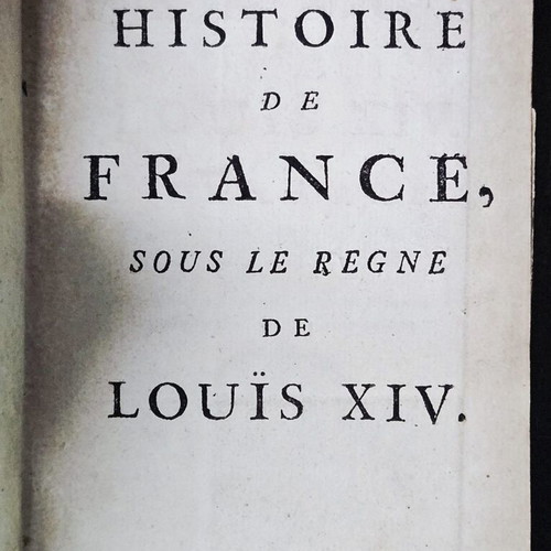History of France under Louis XIV, volume I used