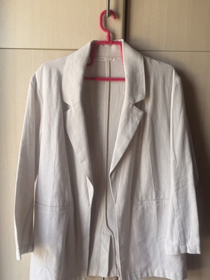 Oysho linen jacket size S like new, beige