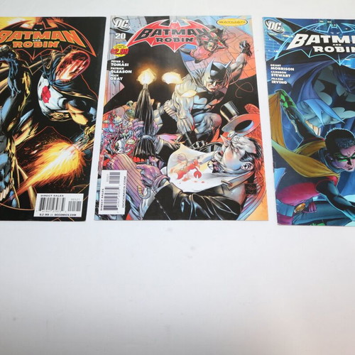 Batman and Robin used comic magazines issues 5, 16, 20