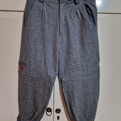Wool Pants limited edition Boviac Norway gray size L