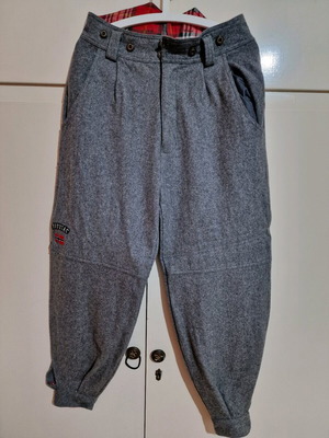 Wool Pants limited edition Boviac Norway gray size L