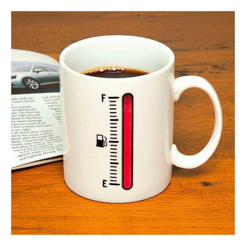 Heat Change Ceramic Mug White 370ml New
