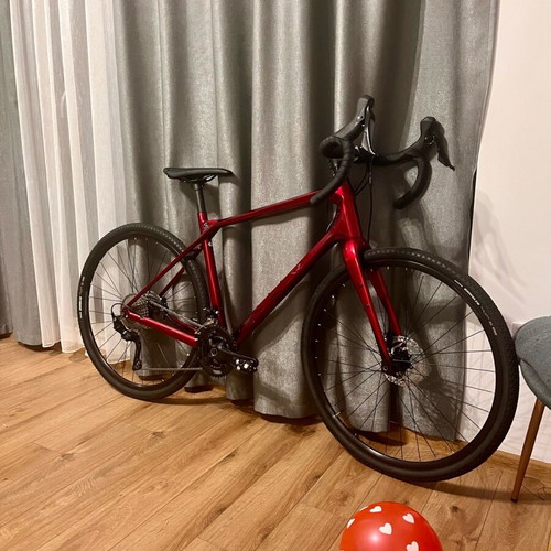 Merida Silex 4000 Gravel Bike like new, red, 700c wheels