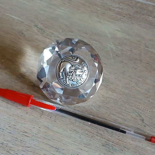 Glass decorations like new, pack of 4 pieces