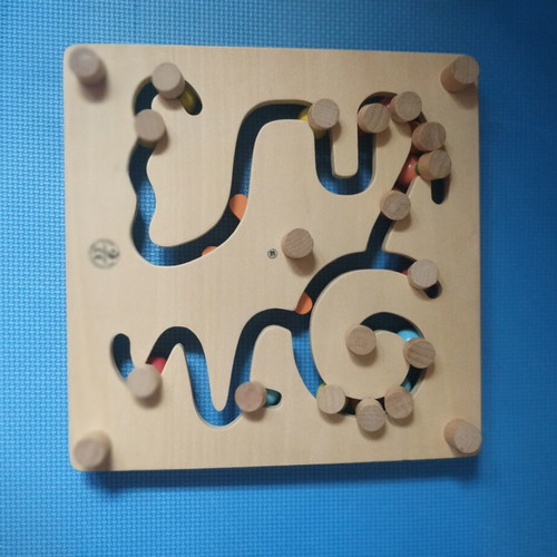 Wooden Educational Labyrinth Toy like new