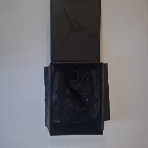 Jordan 4 Black Cat boots, size 43