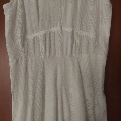 Long white cotton dress A.L.E. like new, size S/38
