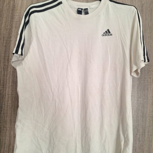 Adidas men's T-shirt, white, size L