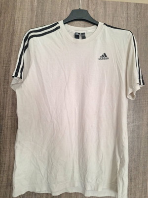 Adidas men's T-shirt, white, size L