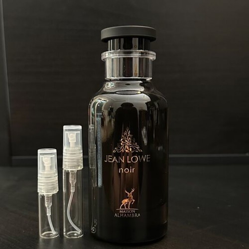Jean Lowe Noir perfume samples Maison Alhambra made to order