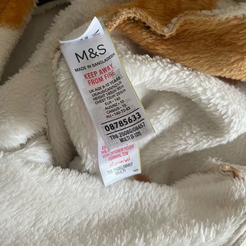 Girls Onesie like new, beige Marks & Spencer