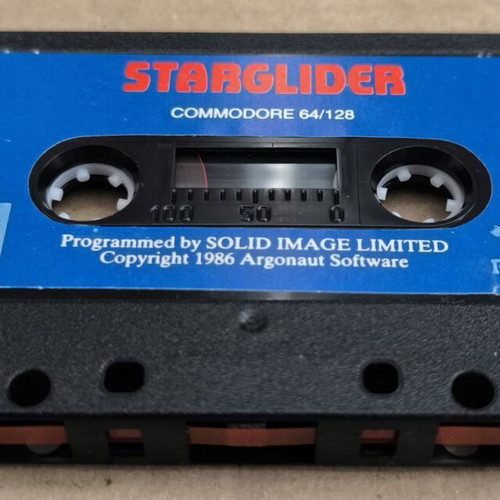 Starglider Commodore cassette big box game like new