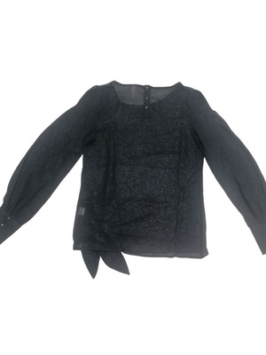 Sweewë Paris Sheer Blouse with Strass like new, black