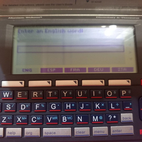 Franklin MWD-1500 Electronic Dictionary used, multilingual translator
